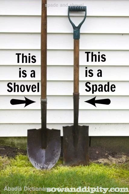 spade and shovel